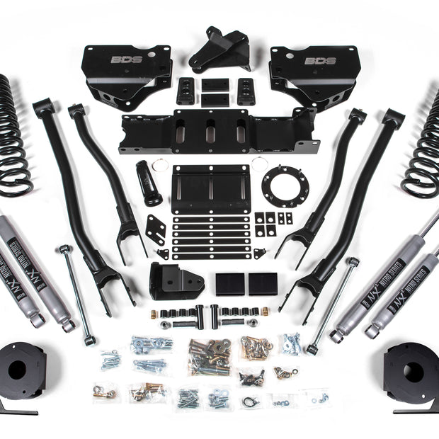 2019-2024 Ram 2500 4" 4-Link Diesel â€“ Rear AirRide - Fox Shocks