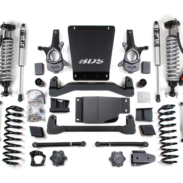 2007-2014 GM SUV 4wd 6" Suspension Lift Kit  6" Rear  Coil Spring - 2.5 PES C/O