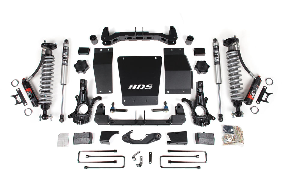 2014-2018 GM 1500 4wd 4" Suspension Lift Kit  Alum/Stamped  3.5" Rear  Leaf Spri