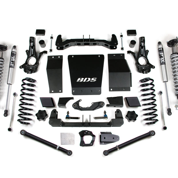 2015-2019 GM SUV 4WD 6" Suspension Lift Kit  Cast Steel  6" Rear  Coil Spring -