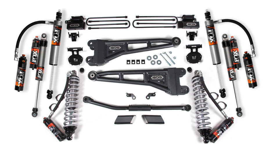 2023-2026 Ford F450 2.5" Radius Arm Suspension Lift Kit  1" Rear Block - 2.5 PES