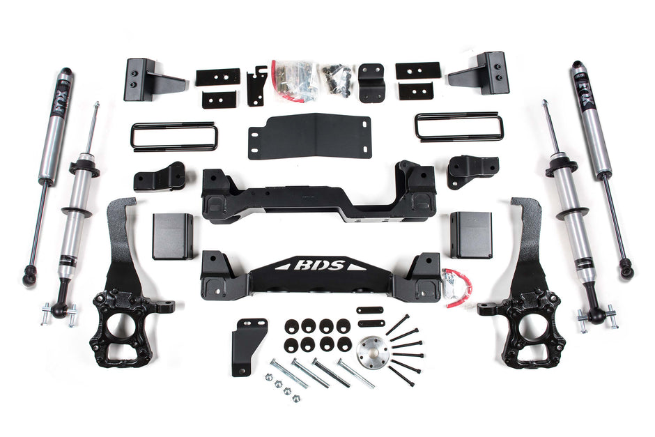 2015-2020 Ford F150 4wd 4" Suspension Lift Kit  3" Rear Block - Fox 2.0 IFP PS S