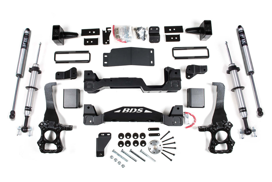 2015-2020 Ford F150 4wd 6" Suspension Lift Kit  3" Rear Block - Fox 2.0 IFP PS S