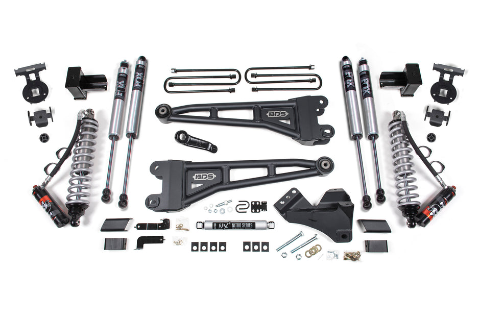 2017-2019 Ford F250/F350 4wd 4" Radius Arm Suspension Lift Kit  2" Rear  Block