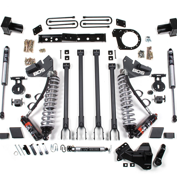 2017-2019 Ford F250/F350 4wd 6" 4-Link Suspension Lift Kit  6" Rear  Spring  Die