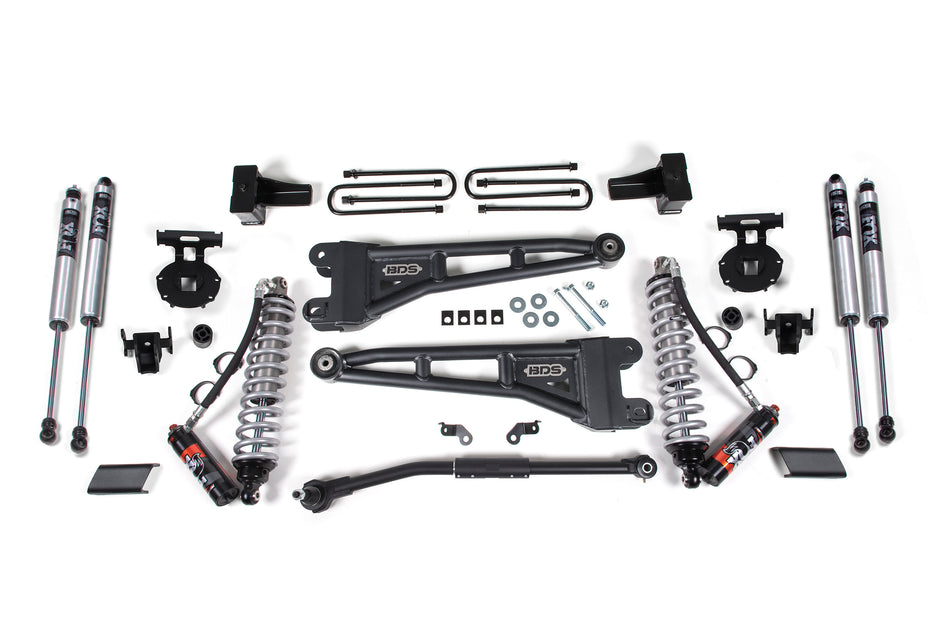2017-2019 Ford F250/F350 4wd 2.5" Radius Arm Suspension Lift Kit  1" Rear  Block
