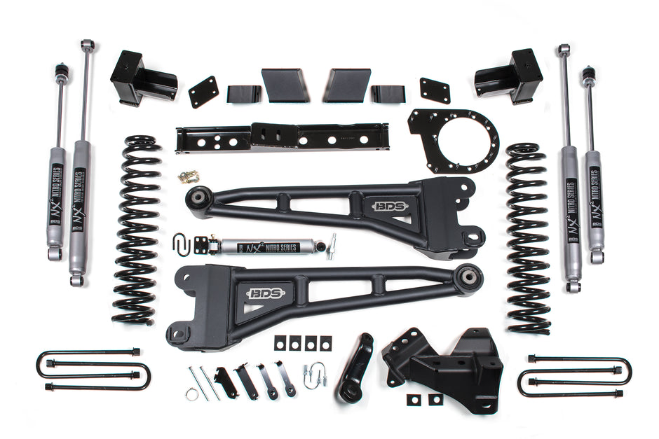 2020-2022 Ford F250/F350 4wd 7" Radius Arm Suspension Lift Kit  5" Rear  Leaf Sp