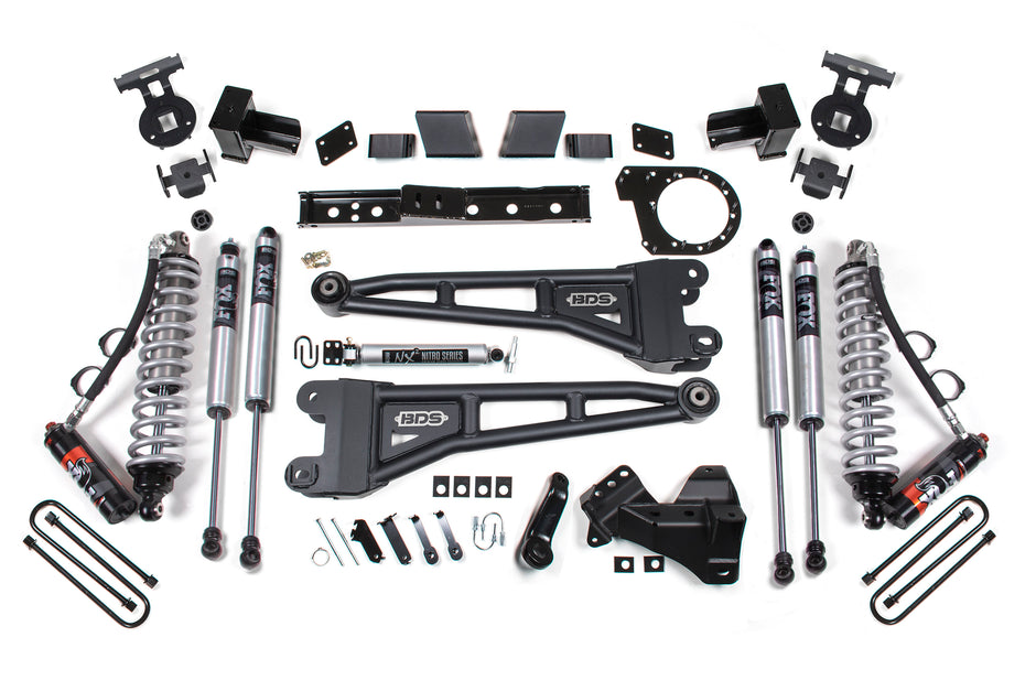 2017-2019 Ford F250/F350 4wd 6" Radius Arm Suspension Lift Kit  5" Rear  Block