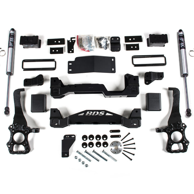 2015-2020 Ford F150 4wd 6" Coilover Suspension System  5" Rear Block  2.5 Front