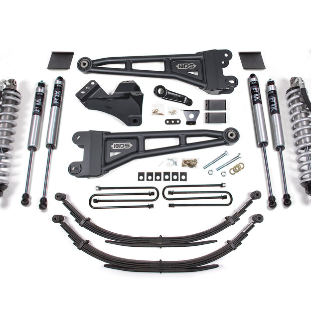 2011-2016 Ford F250/F350 4wd 6" Radius Arm Suspension Lift Kit  6" Rear  Spring
