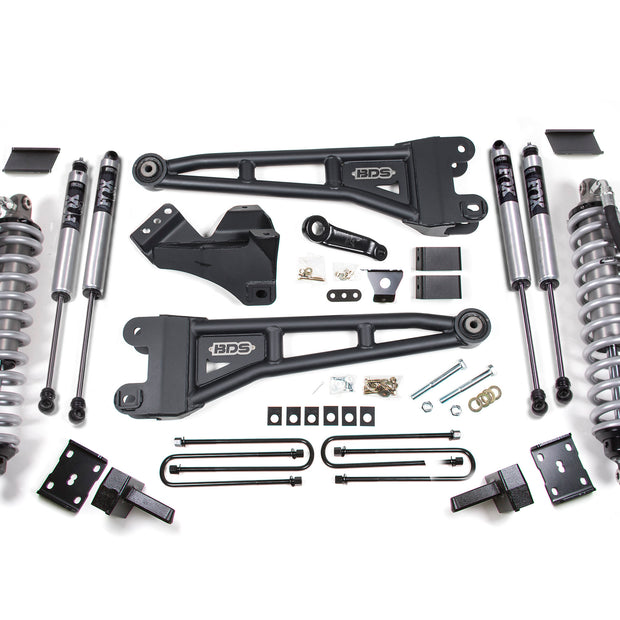 2011-2016 Ford F250/F350 4wd 4" Radius Arm Suspension Lift Kit  3" Rear  Block