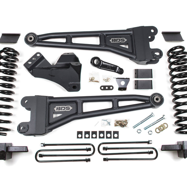 2011-2016 Ford F250/F350 4wd 4" Radius Arm Lift Kit  Rear Leaf Spring  Diesel -