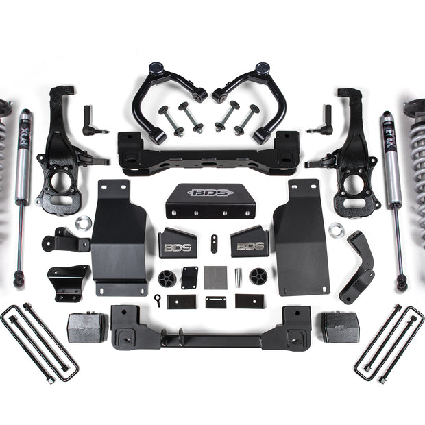 2019-2026 Chevy TB/GMC AT4 1500 Diesel/2.7T 4wd 4" Coilover Suspension System  5