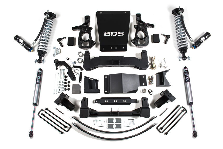 2014-2018 GM 1500 4WD 8" Suspension Lift Kit  6" Rear Block - 2.5 Series DSC Fro