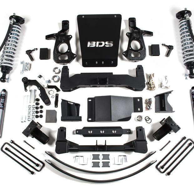 2014-2018 GM 1500 4WD 8" Suspension Lift Kit  6" Rear Block - 2.5 Series DSC Fro