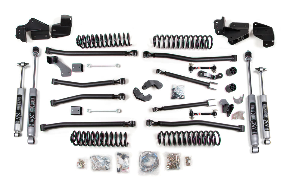 2007-2018 Jeep Wrangler JK 4WD 2-Door 4" Long Arm Suspension Lift Kit- Fox 2.5 P