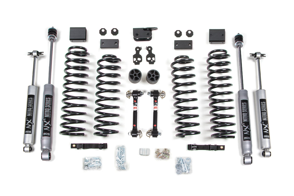 2007-2011 Jeep Wrangler JK 4WD 4-Door 3" Suspension Lift Kit - Incl. RHD - Fox 2