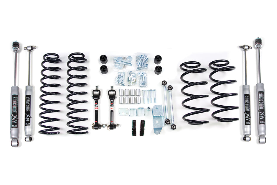 2003-2006 Jeep Wrangler (TJ) 4wd 3" Suspension Lift Kit  3" Rear Lift  Coil Spri