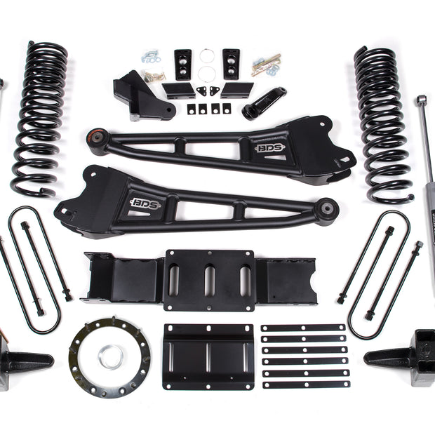 2019-2024 Ram 3500 6" Radius Arm Suspension Lift  5" Rear  Block  Diesel W/ Over