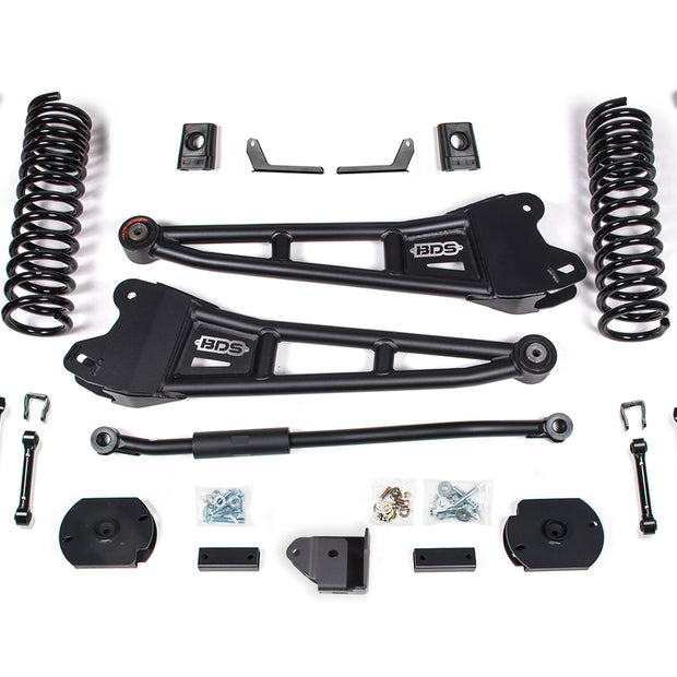 2014-2018 Dodge Ram 2500 3" Radius Arm Lift - Rear Air Ride - NX2 Shocks - Diese
