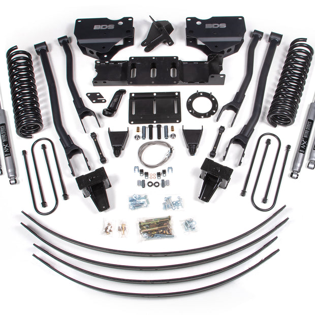 2019-2024 Ram 3500 8" 4-Link Diesel - AAL W/ 5" Block W/ Overload - 8 Bolt T-Cas