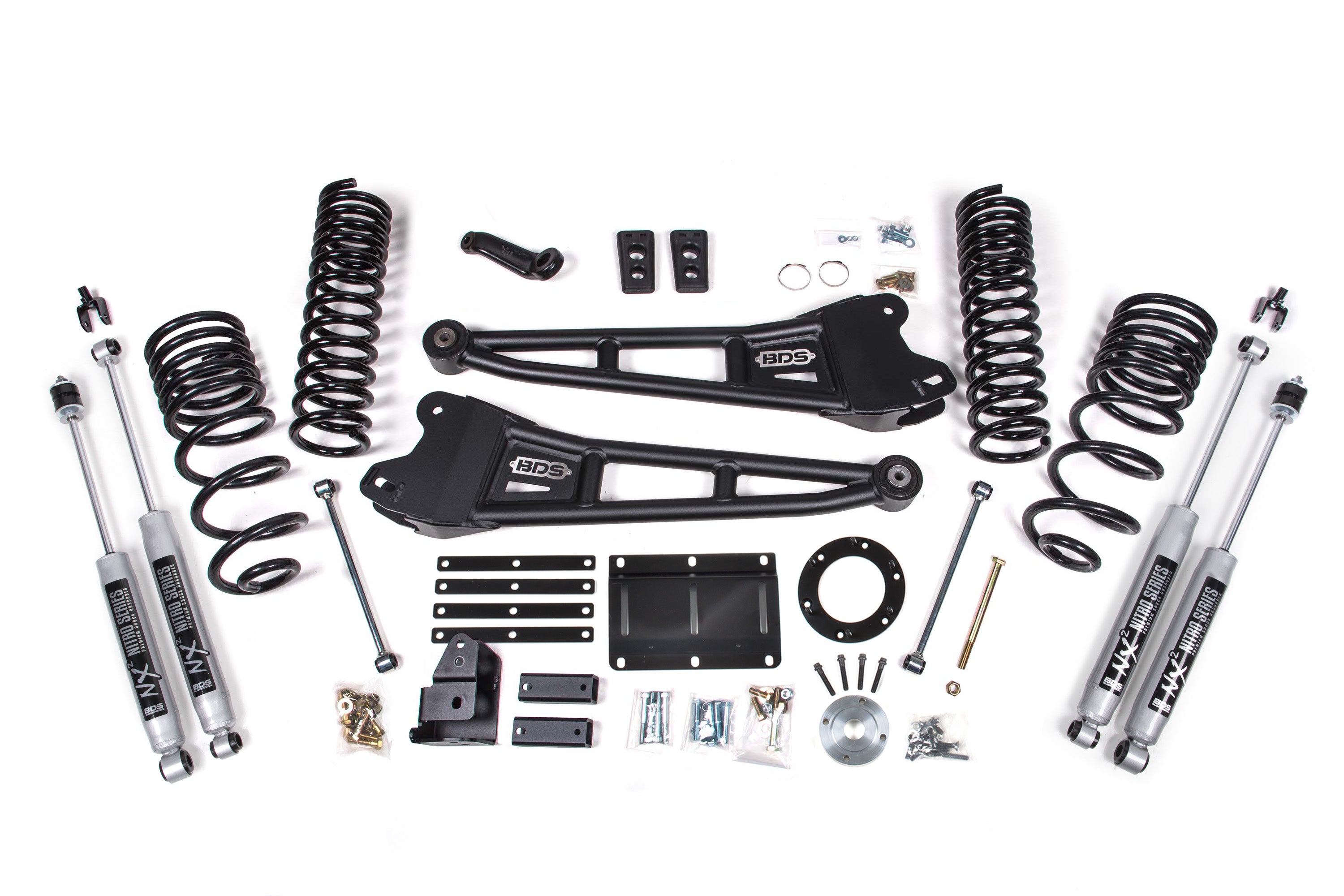 Transform Your Ford F-250 Or F-350 With The BDS Dual Steering Stabilizer And Enj