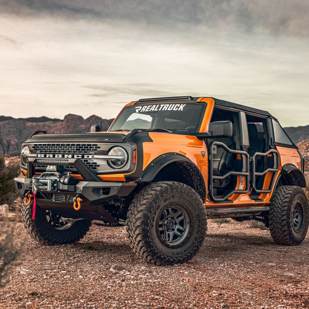 Husky 2830188 Aeroskin II Hood Protector Matte Black 2021-26 Ford Bronco Sport