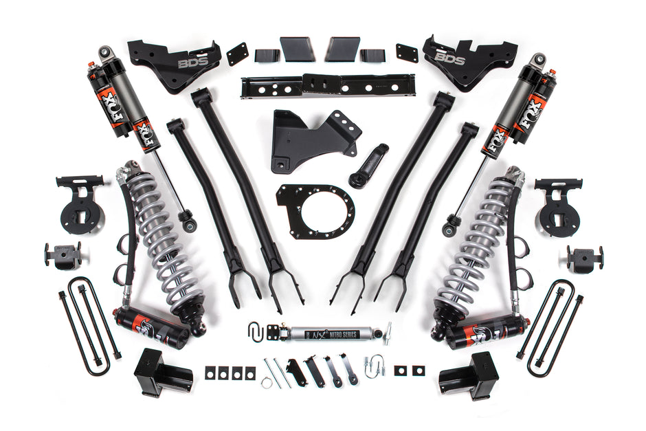 2023-2026 Ford F350 Super Duty 4wd 7" 4-Link Suspension Lift Kit  4" Rear  Block