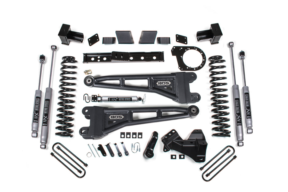2023-2026 Ford F350 DRW 4wd 7" Radius Arm Suspension Lift Kit  5" Rear  Block  D