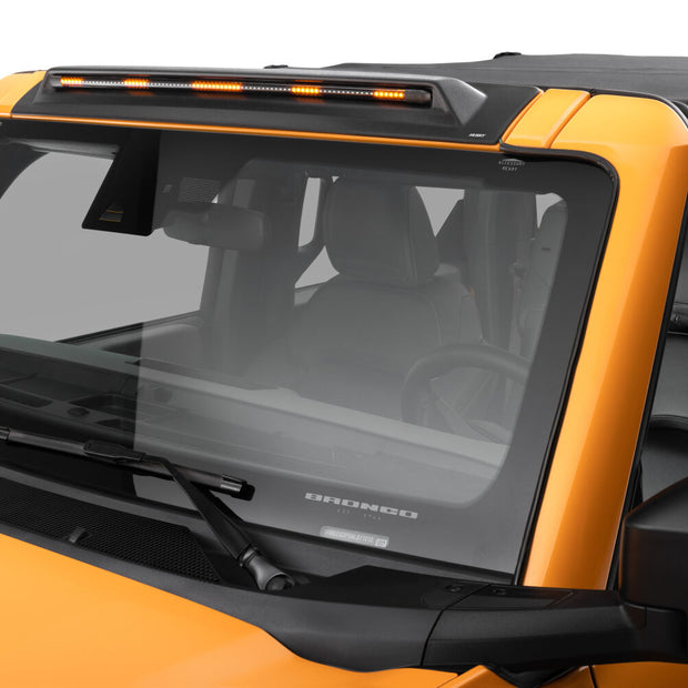 Husky 2825183 AeroCab Pro Marker Light; Black; 21-26 Ford Bronco