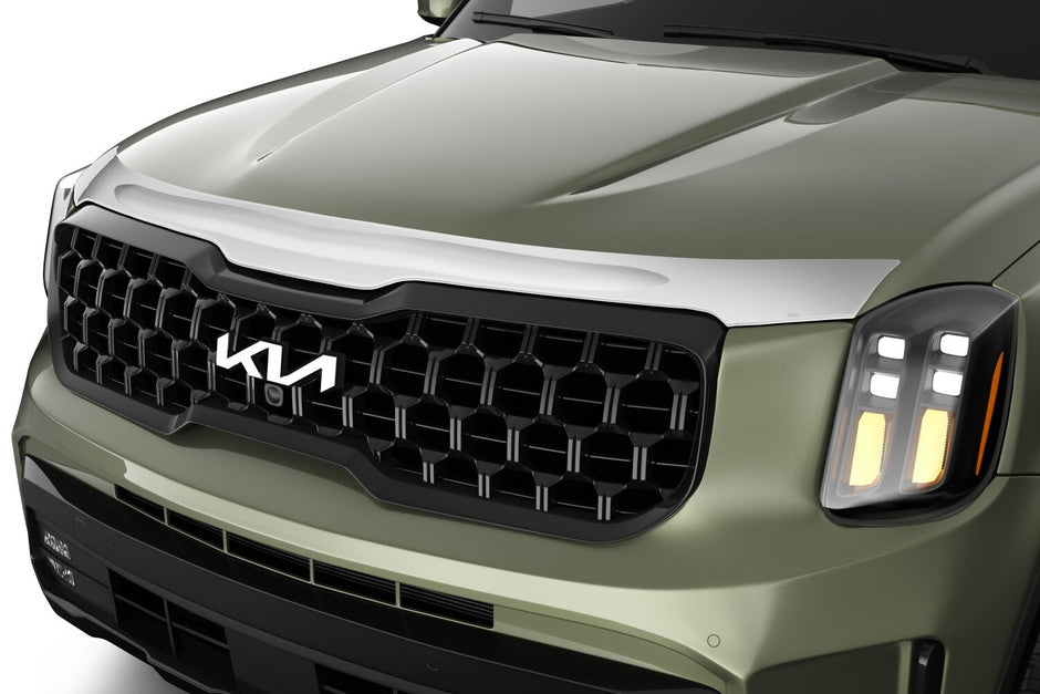 Husky Liners 2892218 Aeroskin Hood Protector Chrome 20-25 Kia Telluride