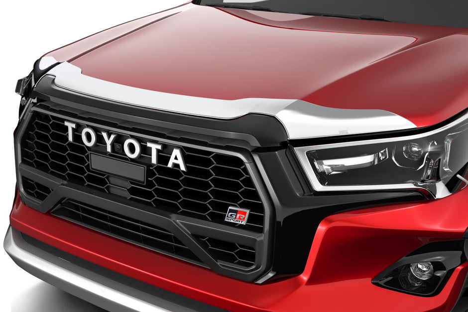 Husky Liners 2892227 Aeroskin Hood Protector Chrome 2020–2026 Toyota Hilux