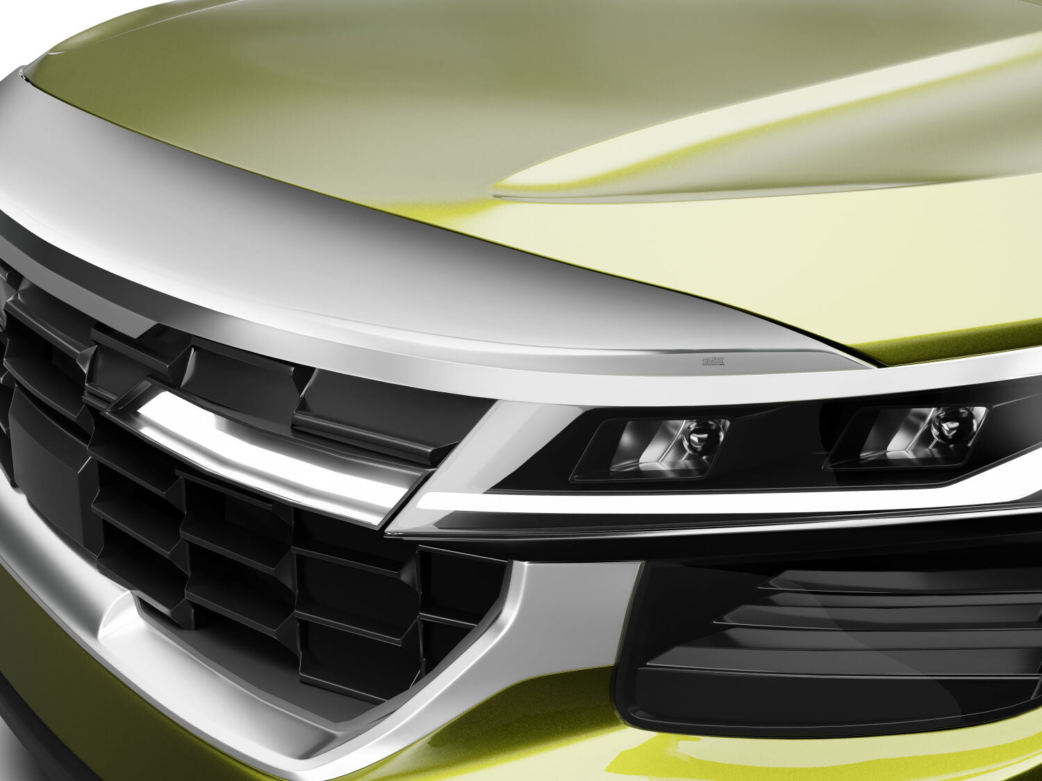 Husky Liners 2892249 Aeroskin Hood Protector Chrome 24-26 Kia Seltos