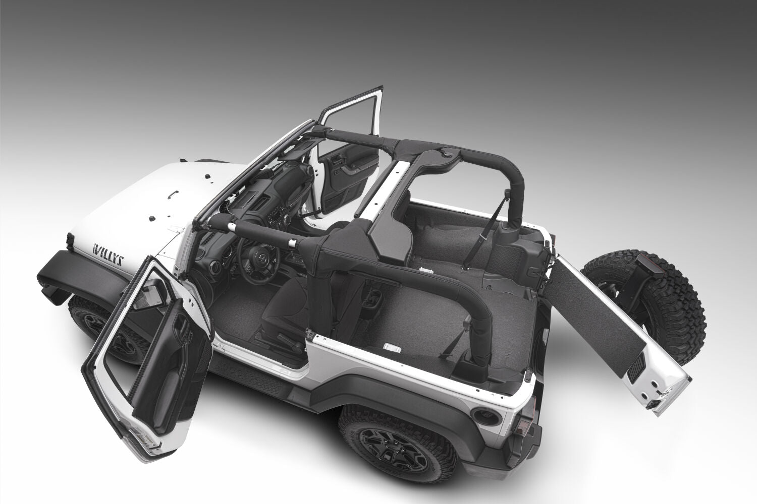 Husky Liners Guardian Impact Jeep Liner - HBTJK11R2
