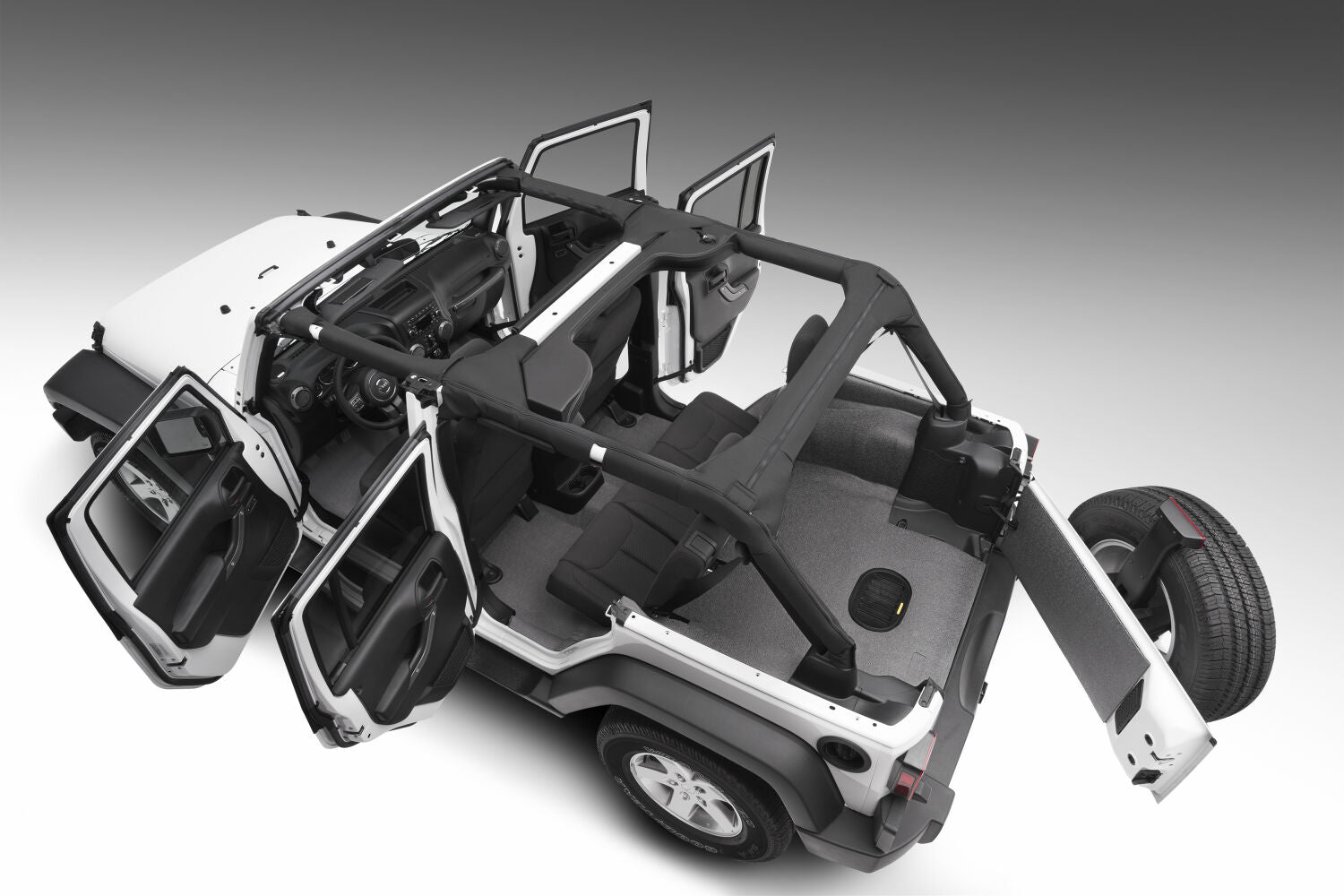 Husky Liners Guardian Impact Jeep Liner - HBTJK07F4