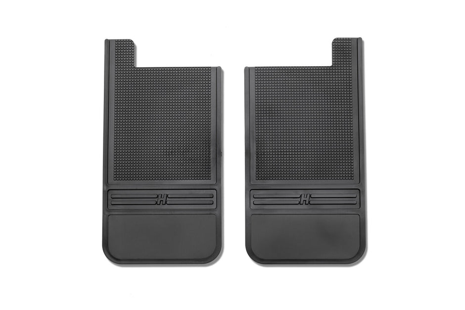Husky MudDog Rubber Rear Mud Flaps - 12IN W/o Wt 55100