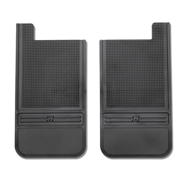 Husky MudDog Rubber Rear Mud Flaps - 12IN W/o Wt 55100