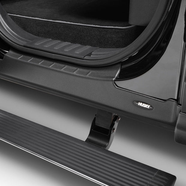 Husky Liners 2874064 Black Trail Armor Rocker Panel And Sill Plate Covers For 2015-2020 Ford F-150 Crew Cab; 2017-2022 Ford F-250/F-350/F-450 Superduty Crew Cab