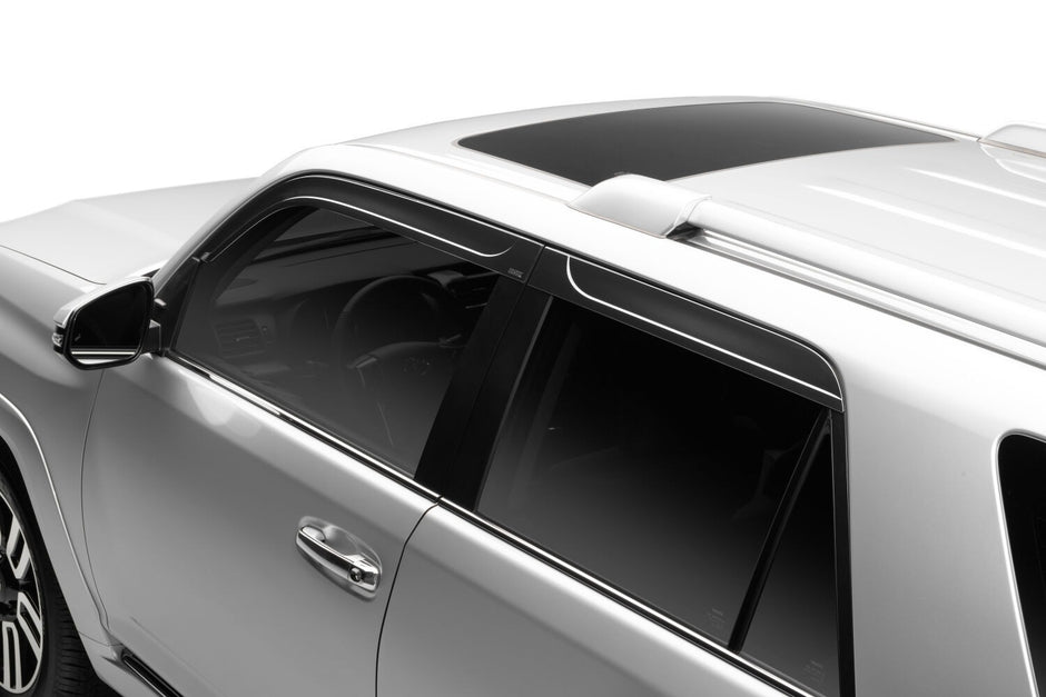 Husky Liners 2854027 Low Profile Dark Smoke Ventvisor Side Window Deflector 4-Piece Set For 2010-2023 Toyota 4Runner