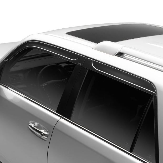 Husky Liners 2854027 Low Profile Dark Smoke Ventvisor Side Window Deflector 4-Piece Set For 2010-2023 Toyota 4Runner