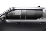Husky Liners 2854111 Low Profile Dark Smoke Ventvisor Side Window Deflector 4-Piece Set For 2022-2023 Toyota Tundra CrewMax