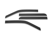 Husky Liners 2854044 Low Profile Dark Smoke Ventvisor Side Window Deflector 4-Piece Set For 2015-2026 Ford F-150 Crew Cab; 2022-2026 Ford F-150 Lightning; 2017-2026 Ford F-250/F-350/F-450 Superduty Crew Cab