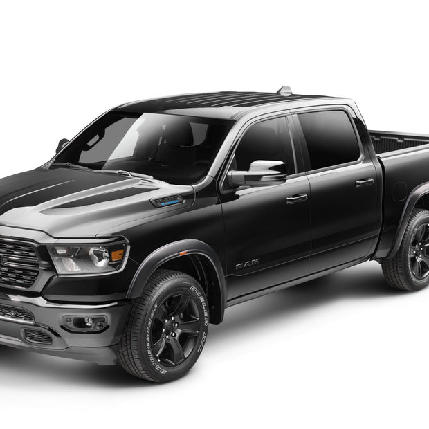 Husky Liners 2805939 RVL Smooth Finish Fender Flare Set For 19-23 Ram 1500 Excludes Rebel And TRX Models