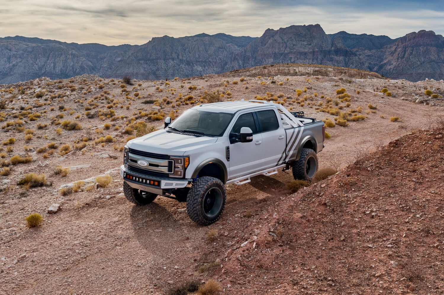 Husky Liners 2802978 RVL Smooth Finish Fender Flare Set For 17-22 Ford SuperDuty