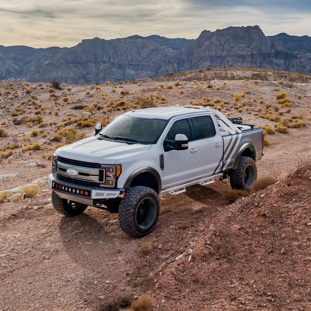 Husky Liners 2802978 RVL Smooth Finish Fender Flare Set For 17-22 Ford SuperDuty