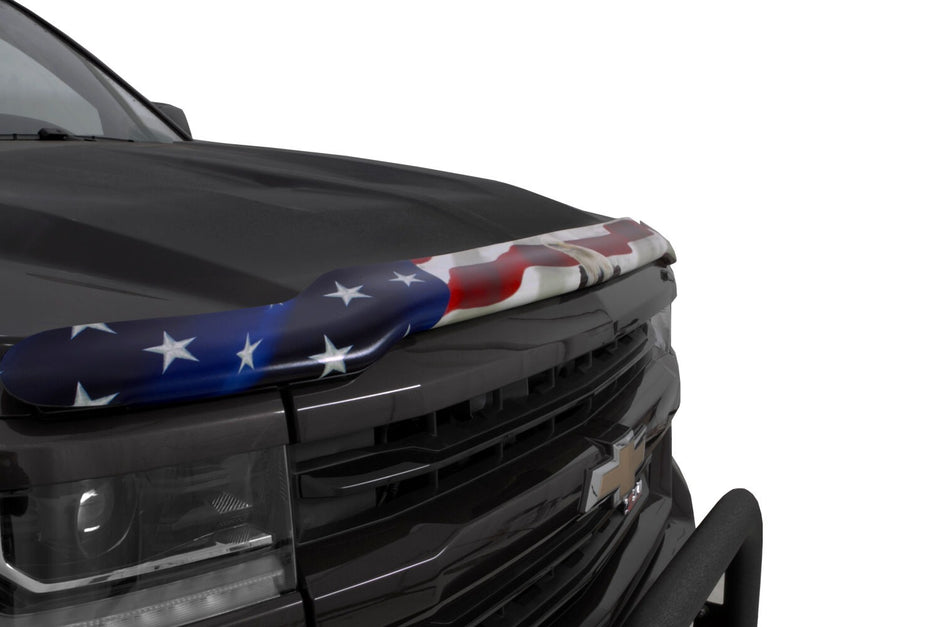 Husky Liners Hood Shield Eagle With Flag Design 2818018