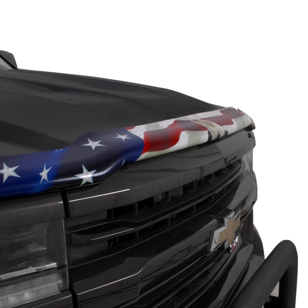 Husky Liners Hood Shield Eagle With Flag Design 2818094