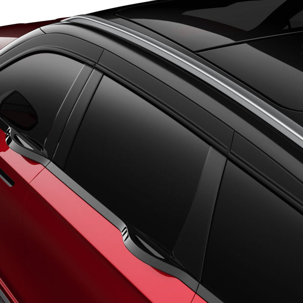 Husky Liners 28546012 Low Profile Dark Smoke Ventvisor Side Window Deflector 6-Piece Set For 2024 Lincoln Nautilus