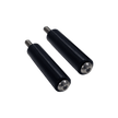 Two S&B black cylindrical 3-inch spacers for a particle separator