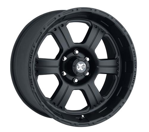Kore Matte Black 17x9 5x4.5 4.75BS Offset -6mm Cap P/N 8327041